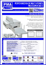 Perforadora de peines intercambiables SUPER 360 E