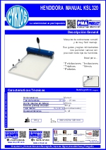 Hendidora manual KSL 320