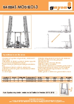 Barras de pulverizacin modelos i3-i5 de Gaysa