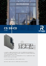 Catlogo de sistemas para puertas de aluminio (modelo CS 59-CD)