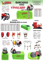 Pulverizadores suspendidos con bancadas serie Vanguard