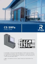 Catlogo de sistemas para ventanas y puertas de aluminio (modelo CS 59Pa)