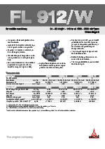 Motores para maquinaria, modelo: FL 912/W