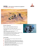 Motores para maquinaria, modelo: 2012