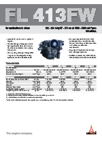 Motores para maquinaria, modelo: FL 413FW
