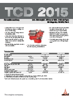 Motores para maquinaria, modelo: TCD 2015