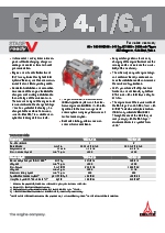 Motores para maquinaria, modelo: TCD 6.1 L6