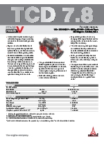 Motores para maquinaria, modelo: TCD 7.8 L6