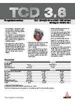 Motores para agricultura, modelo: TCD 3.6