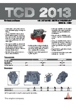 Motores para automocin, modelo: TCD 2013