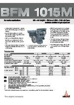 Motores para la marina, modelo: BFM 1015M