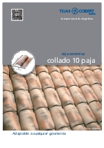 Teja cermica collado 10 paja