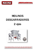 Molinos Destrozadores de 2 ejes