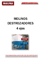 Molinos Destrozadores de 4 ejes
