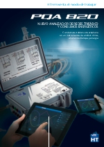 PQA820 Analizador de redes Trifsico IP65 con conexin a dispositivos remotos