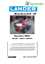 Motocultores serie 100-120-150 de Lander