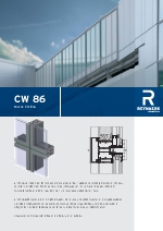 Catlogo de sistemas para muros cortina de aluminio (modelo CW 86)