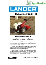 Motocultores Serie 180-200 de Lander