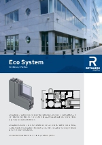 Catlogo de sistemas para ventanas y puertas de aluminio (modelo Eco System)
