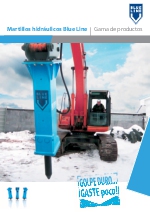 Martillo hidrulico Blue Line Serie XL