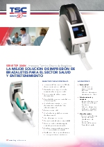 Impresora trmica de pulseras TDP-324W (ESP)