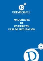 Catlogo maquinaria CDR, RSU y RSI fase trituracin .