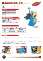 Lijadoras, entalladoras, modelos: EN180 y EN100