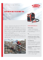 Soldadura TIG porttil Accupocket 150/400