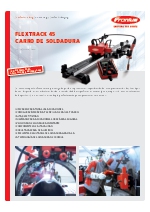 Carro de soldadura Flextrack 45