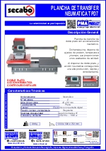 Plancha de transfer neumatica tpd7