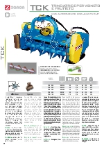 Trituradoras para via y huerta TCK