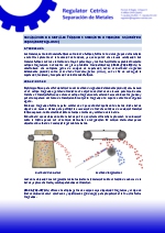 Separador de metales frricos mediante Overband magntico permanentes (R-OMP)