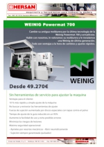 Moldurera Weinig Powermat 700 nueva
