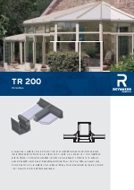 Catlogo de sistemas para verandas (modelo TR 200)