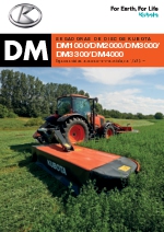 Segadoras Rotativas de discos Kubota DM1000/DM2000/DM3000/ DM3300/DM4000