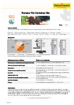 Floradur Pot Container Bio - Ficha tcnica