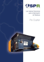 Pre-Crusher equipo robusto para el tratamiento de residuos