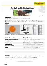 Florabalt Pot Clay Medium-Coarse - Ficha tcnica