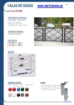 Ficha tcnica Valla urbana Rombo