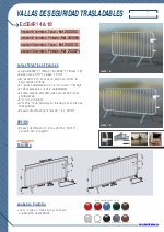 Barreras amovibles de seguridad Ecobar