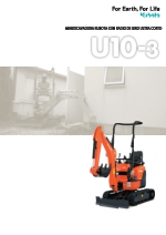 Miniexcavadora 1000kg KUBOTA U10-3 giro cero