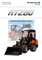 Cargadora articulada sobre neumticos KUBOTA RT280