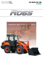 Cargadora articulada sobre neumticos KUBOTA R065