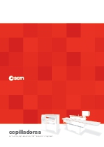 SCM - Cepilladoras y Regruesadoras