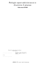 Manual de instrucciones para refugios aparcabicicletas