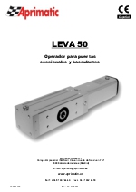Operador para puertas seccionales y basculantes LEVA 50