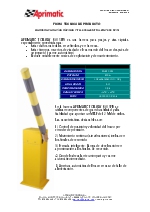 Ficha tcnica de Barrera para Vas rpidas y peajes Tollway E30 Spin