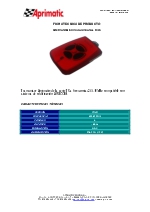 Ficha tcnica de Minitransmisor cuadricanal TX4S