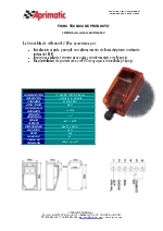 Ficha tcnica de E25P Fotoclula Reflex
