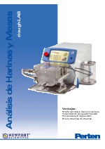 Analizador de harinas y masas DoughLAB